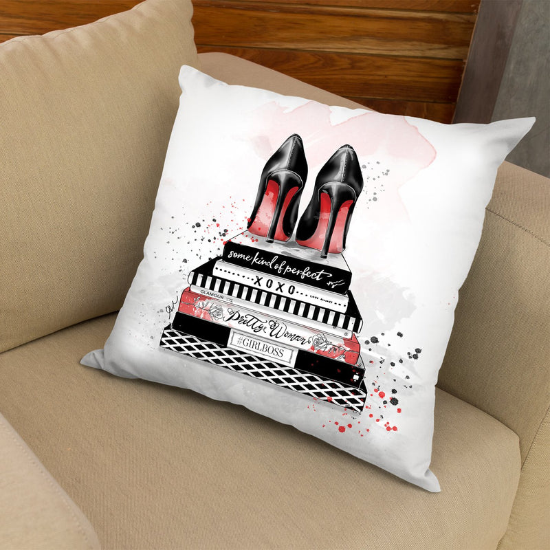 Pretty Woman Throw Pillow By Alison Gordon