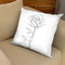 Rose Line Throw Pillow By Alison Gordon