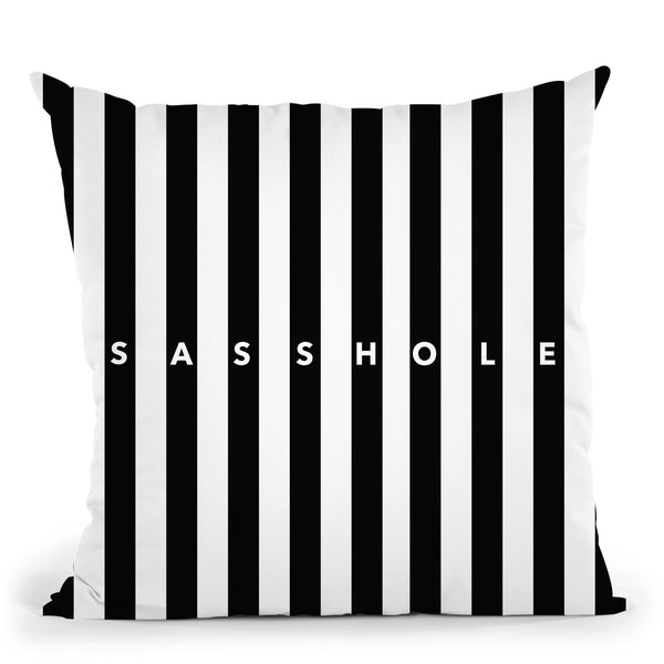 Sasshole Throw Pillow By Alison Gordon