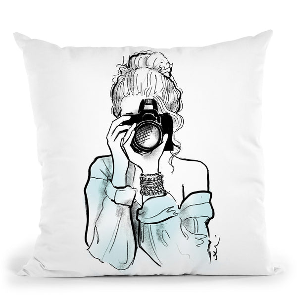 Say Cheese! Throw Pillow By Alison Gordon