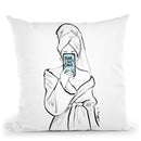 Shh I Don'T Care Throw Pillow By Alison Gordon