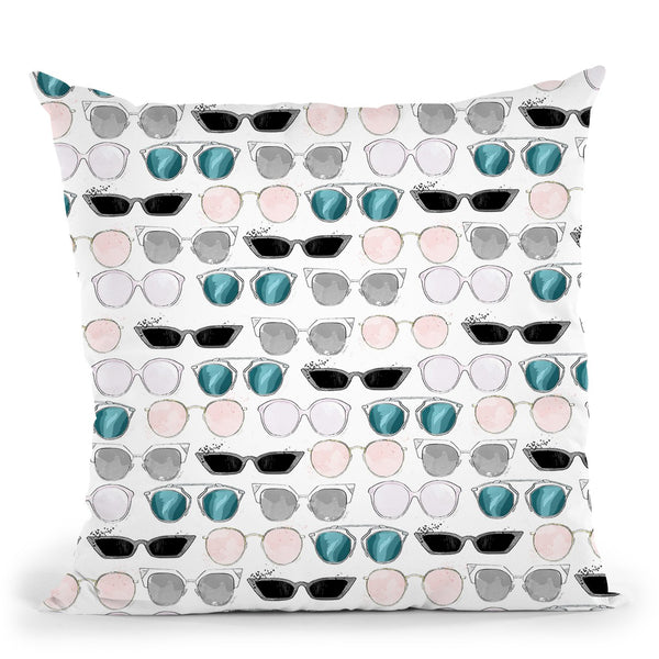 Sunglass Party Throw Pillow By Alison Gordon