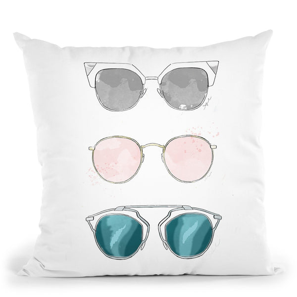 Sunglasses Throw Pillow By Alison Gordon