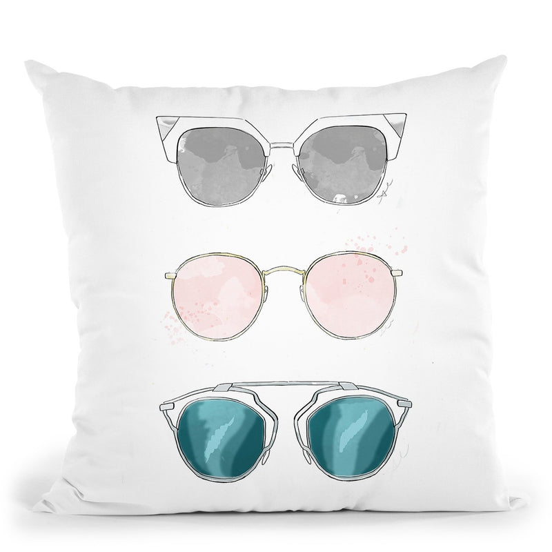Sunglasses Throw Pillow By Alison Gordon