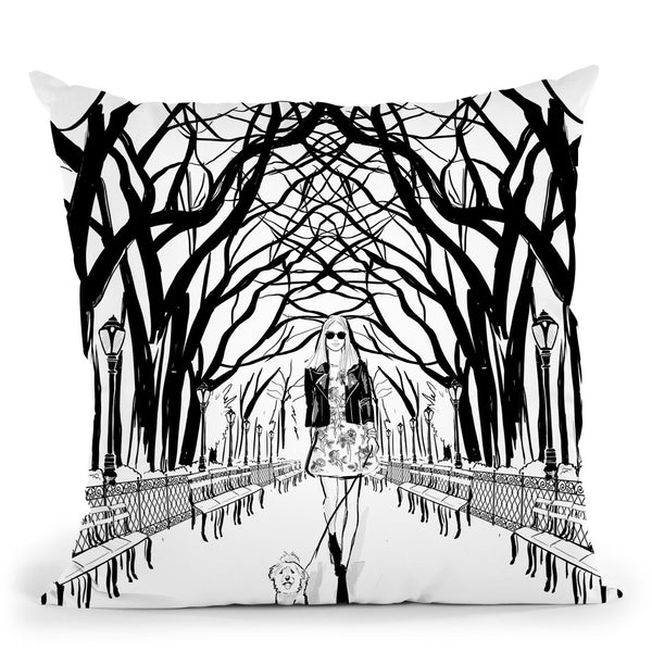 Central Park Throw Pillow By Alison Gordon