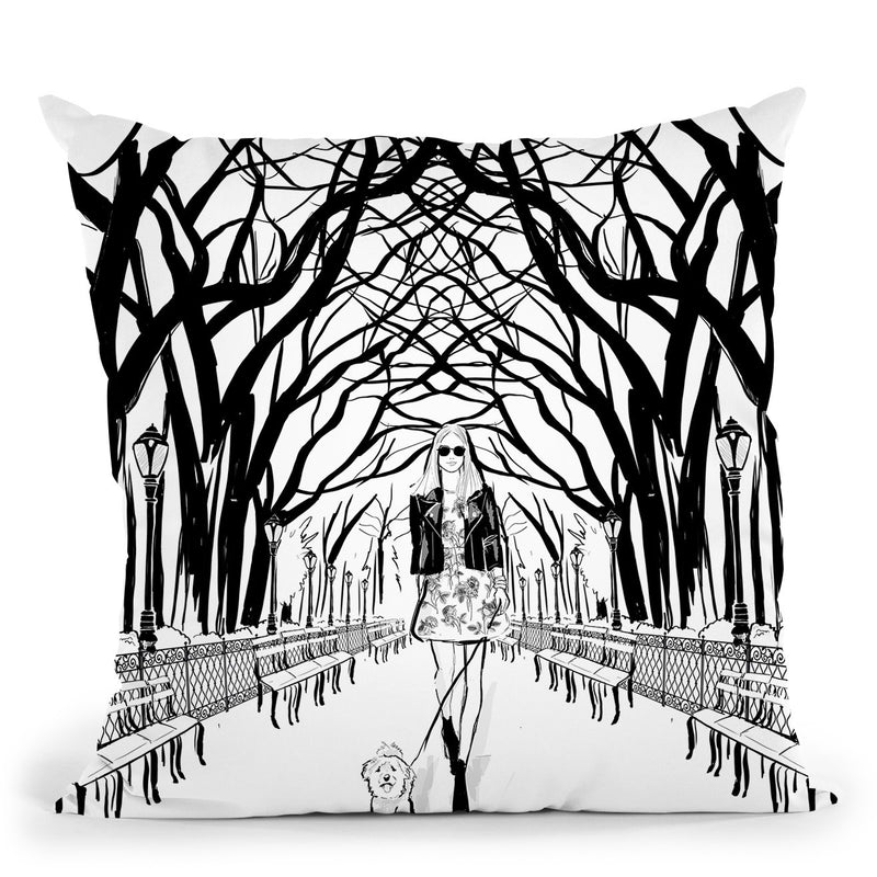 Central Park Throw Pillow By Alison Gordon
