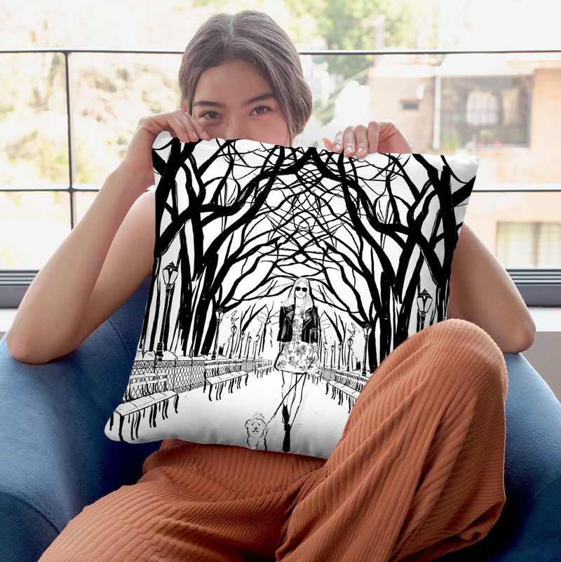 Central Park Throw Pillow By Alison Gordon