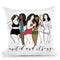United And Strong Throw Pillow By Alison Gordon