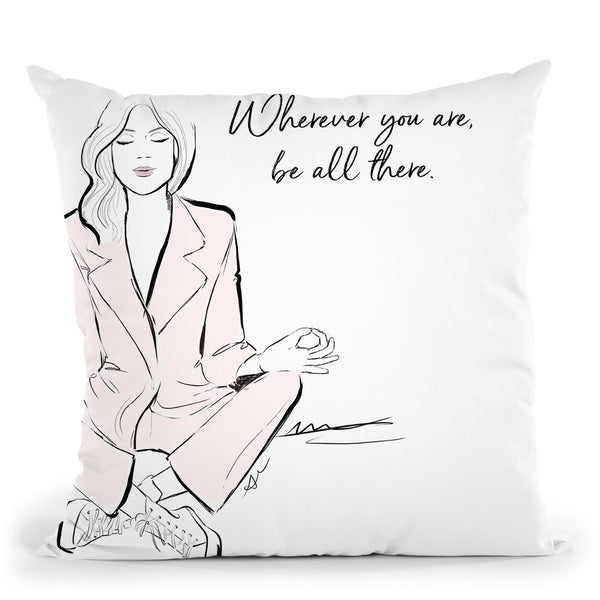 Whereever You Are Throw Pillow By Alison Gordon