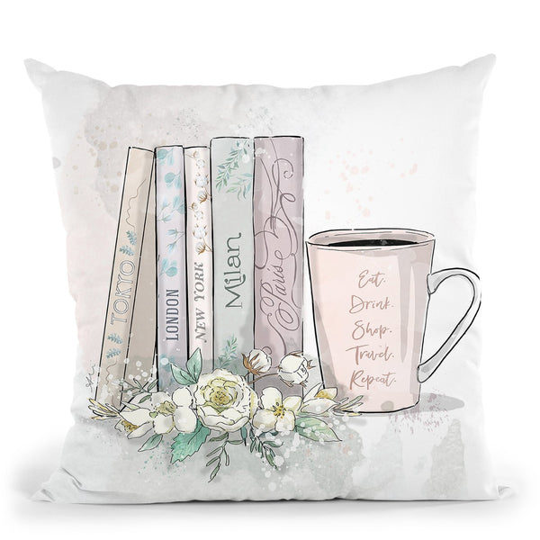 World Traveller Throw Pillow By Alison Gordon