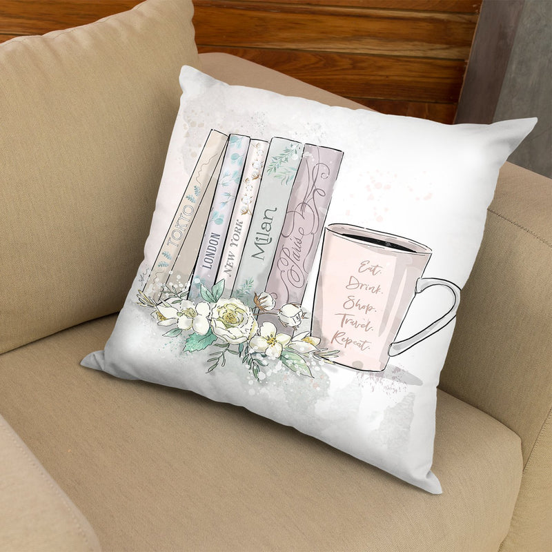 World Traveller Throw Pillow By Alison Gordon