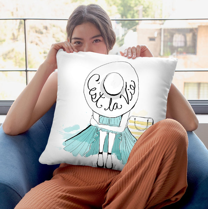 Cestlavie Throw Pillow By Alison Gordon