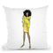 Yellow Chic Throw Pillow By Alison Gordon