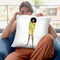 Yellow Chic Throw Pillow By Alison Gordon