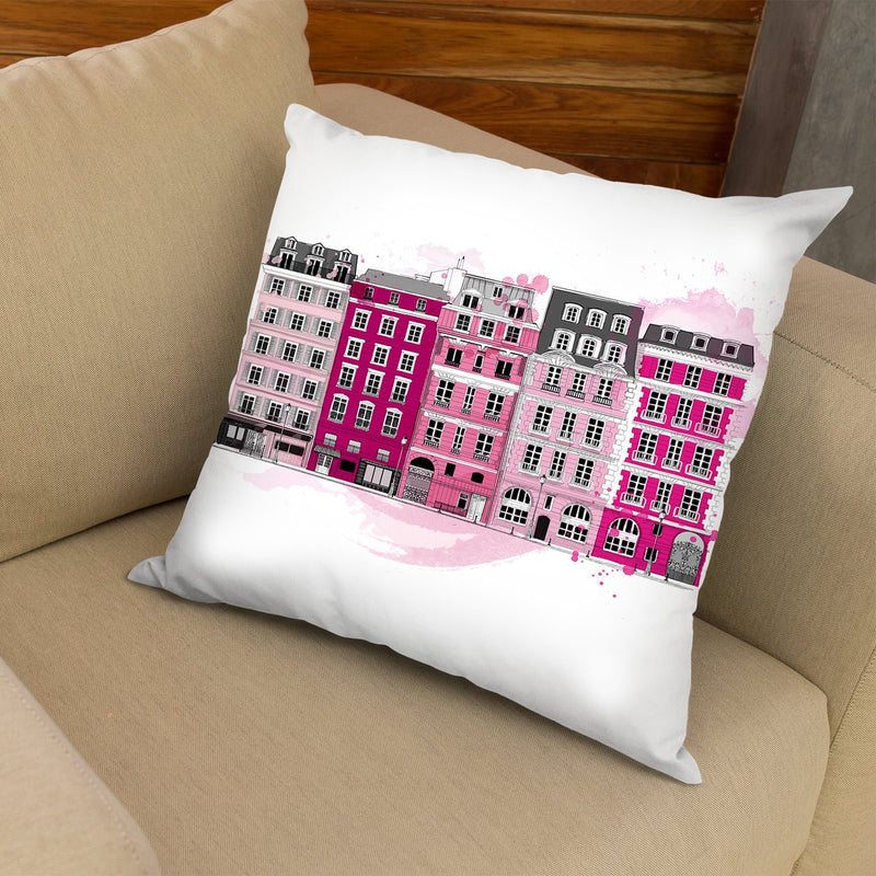 City Of Light Ap141Sq Throw Pillow By Alison Gordon