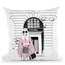 Fashion Week Throw Pillow By Alison Gordon