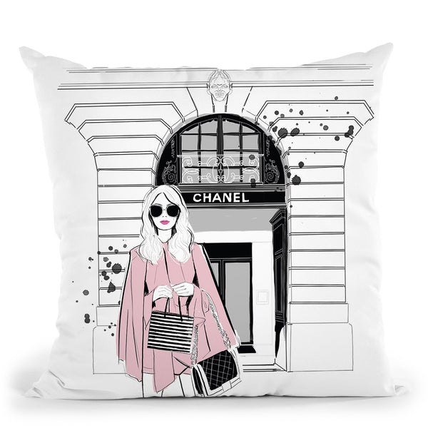 Fashion Week Throw Pillow By Alison Gordon