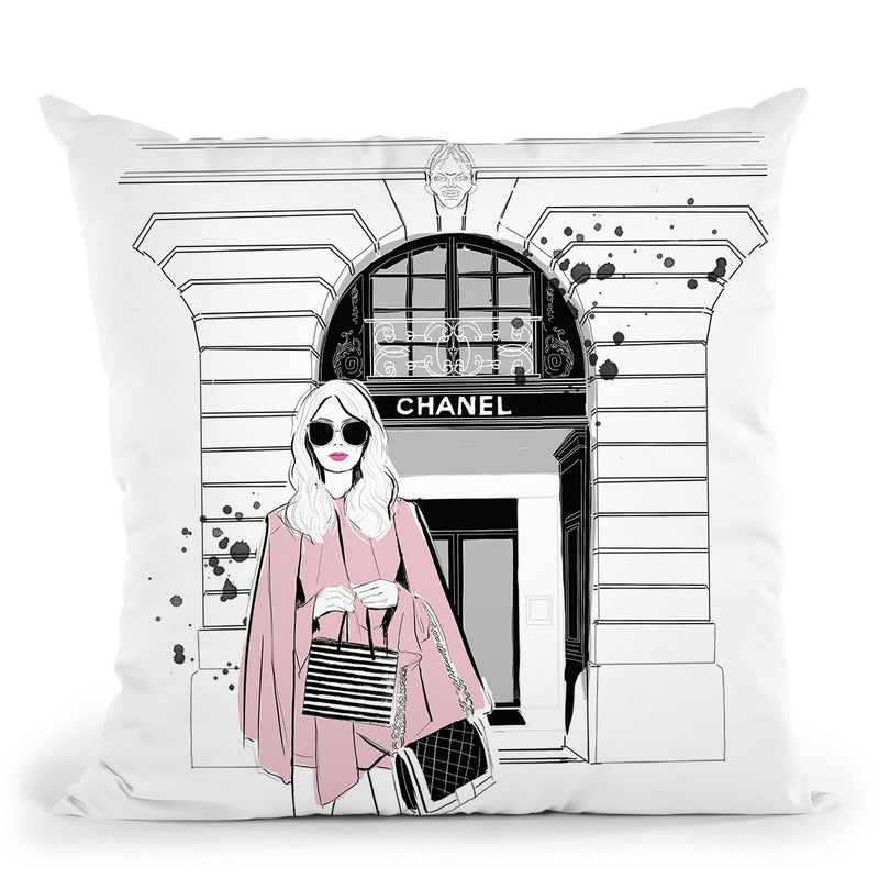 Fashion Week Throw Pillow By Alison Gordon