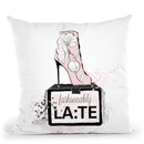 Fashionably Late Throw Pillow By Alison Gordon