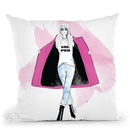Grl Pwr Throw Pillow By Alison Gordon