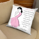 I Believe In Pink Throw Pillow By Alison Gordon