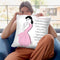 I Believe In Pink Throw Pillow By Alison Gordon