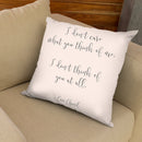 I Don'T Care Throw Pillow By Alison Gordon