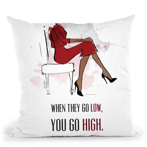 Low High Throw Pillow By Alison Gordon