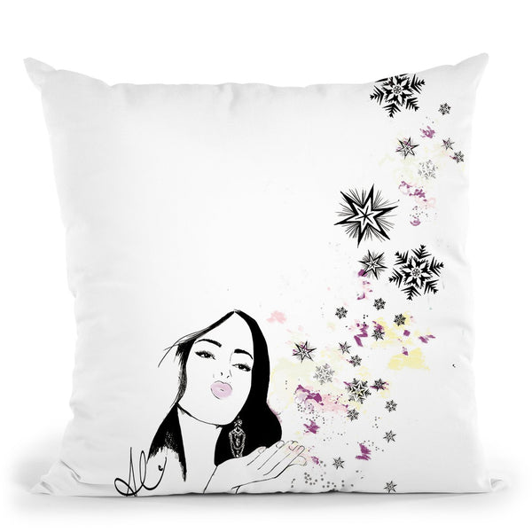 Meagan'S Wish Throw Pillow By Alison Gordon