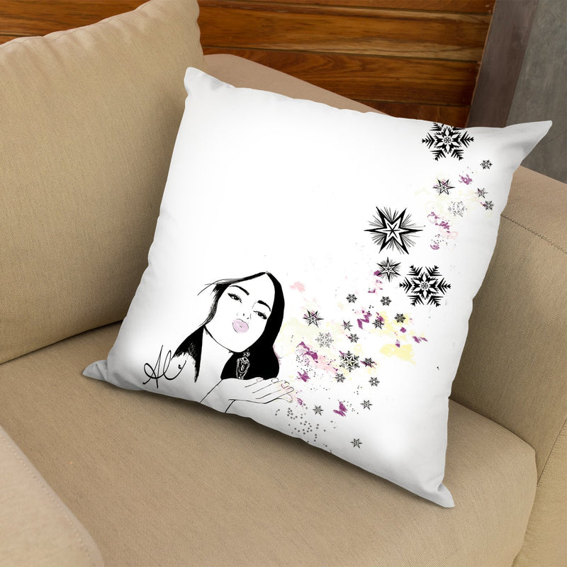 Meagan'S Wish Throw Pillow By Alison Gordon