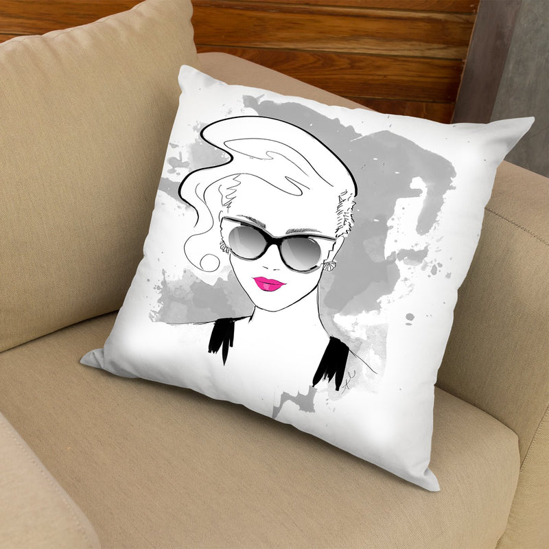 Miley Throw Pillow By Alison Gordon