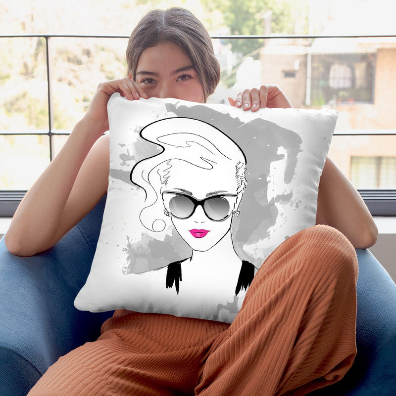 Miley Throw Pillow By Alison Gordon
