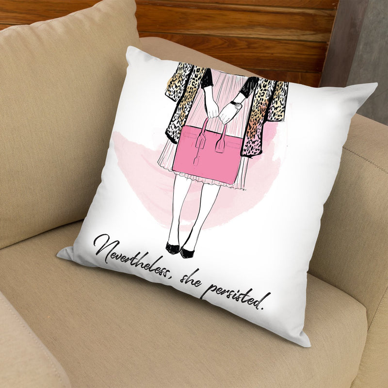 Nevertheless Throw Pillow By Alison Gordon