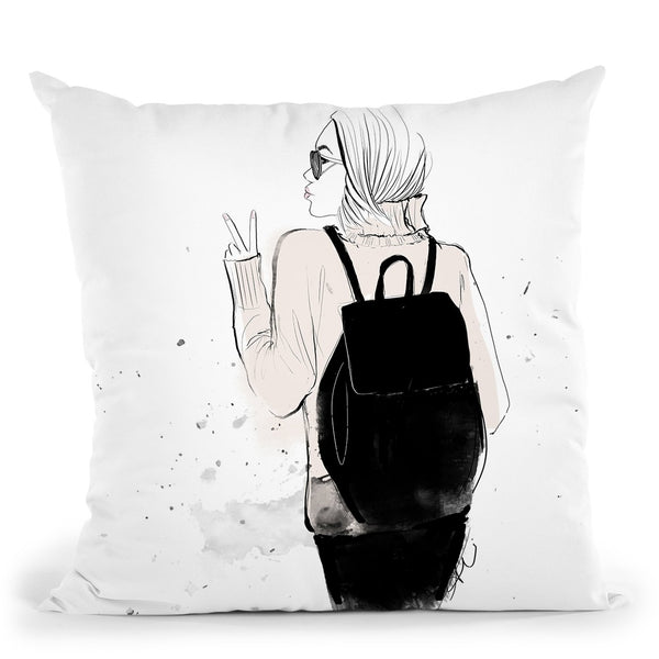 Peace Throw Pillow By Alison Gordon