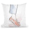 Rose Gold Brogues Throw Pillow By Alison Gordon
