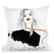 Rose Sil Vous Plait Throw Pillow By Alison Gordon