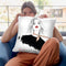 Rose Sil Vous Plait Throw Pillow By Alison Gordon