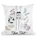 Shoe Slut Throw Pillow By Alison Gordon