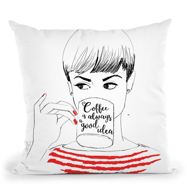 The Audrey Throw Pillow By Alison Gordon