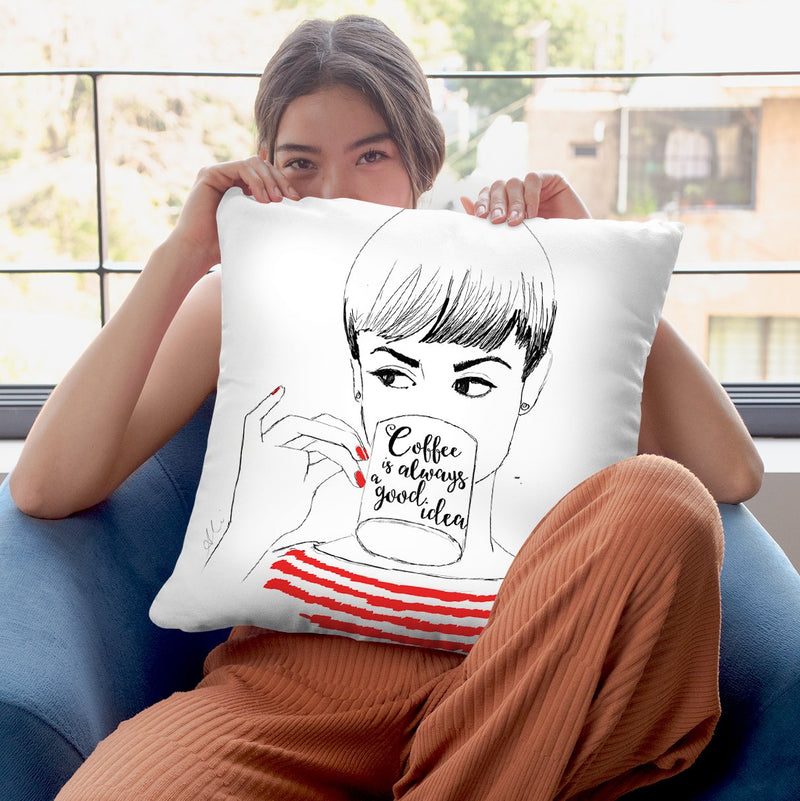 The Audrey Throw Pillow By Alison Gordon