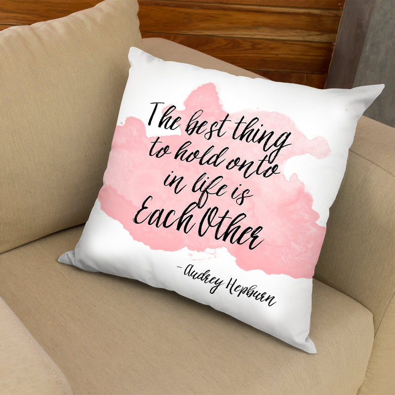 The Best Thing Throw Pillow By Alison Gordon