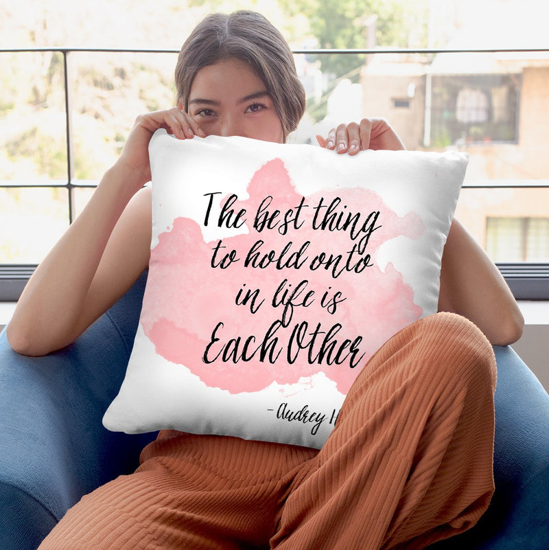 The Best Thing Throw Pillow By Alison Gordon