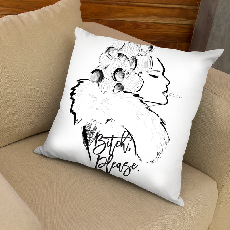 Bitch Please Throw Pillow By Alison Gordon