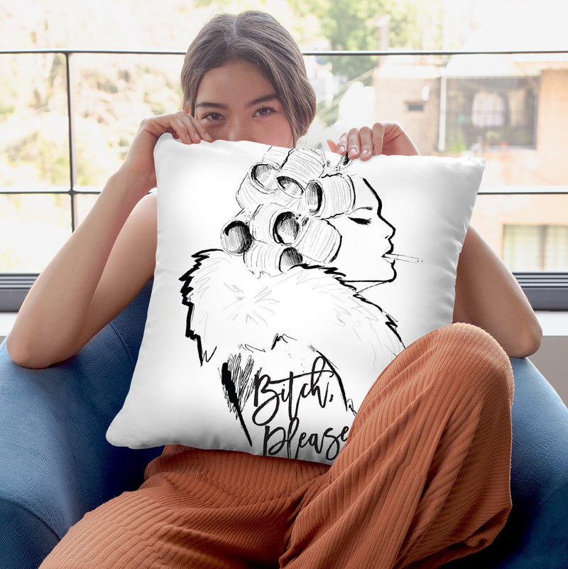 Bitch Please Throw Pillow By Alison Gordon