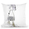 Bonjour Throw Pillow By Alison Gordon