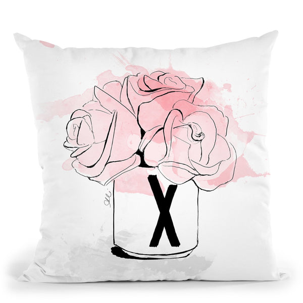 X Bouquet Ap62 Throw Pillow By Alison Gordon