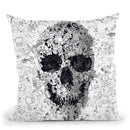 Doodle S Bw Throw Pillow By Ali Gulec