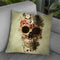 Garden Skull Light Sq Throw Pillow By Ali Gulec