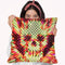 Geo Skull Sq Throw Pillow By Ali Gulec