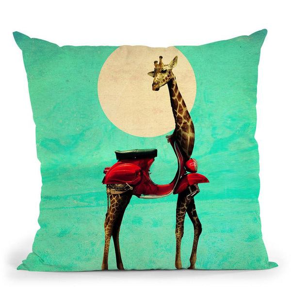 Giraffe 6000 Sq Throw Pillow By Ali Gulec